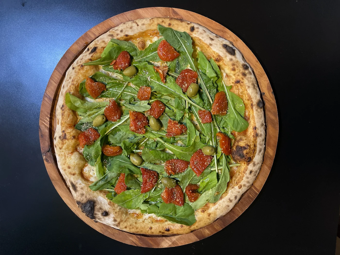 Ambiente acolhedor da pizzaria